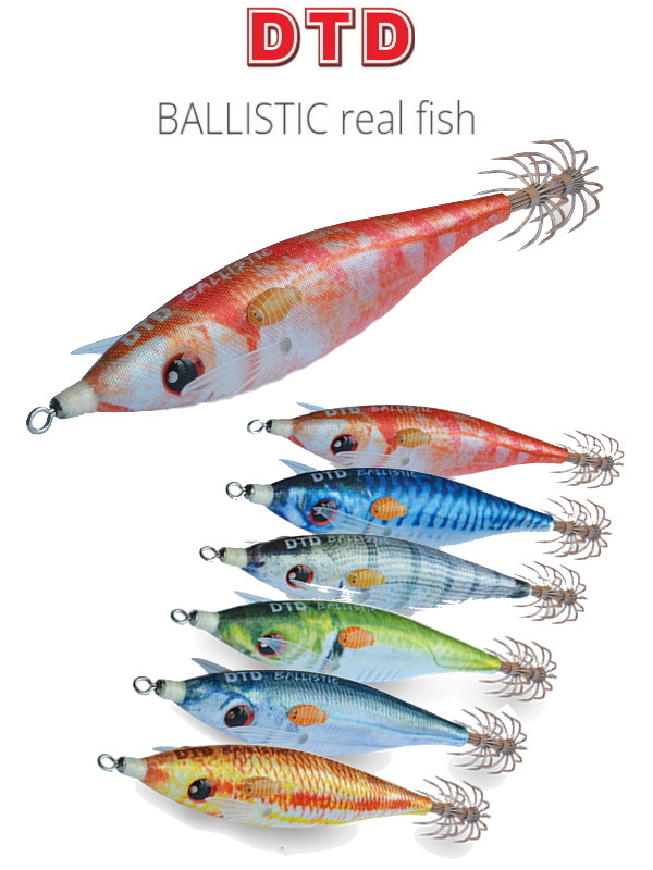 DTD BALLISTIC REAL FISH OITA SQUID JIG 3.0